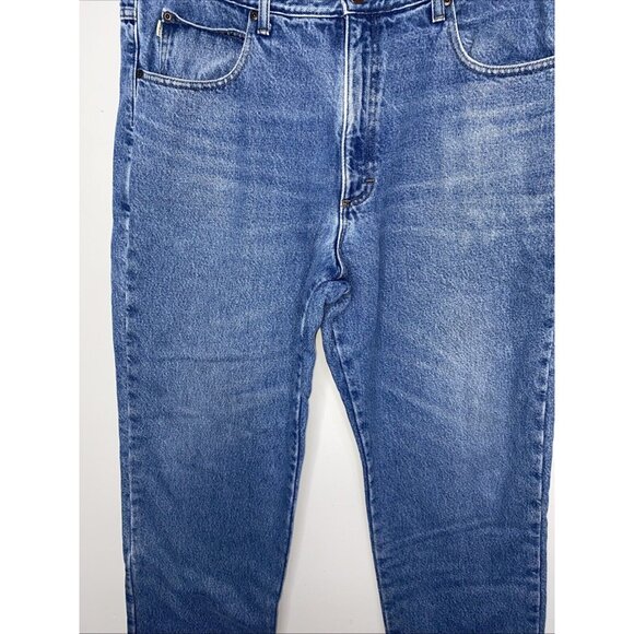 LL Bean Flannel Lined Jeans Mens 38x32 Denim Pants Double L Classic Fit - Picture 3 of 6